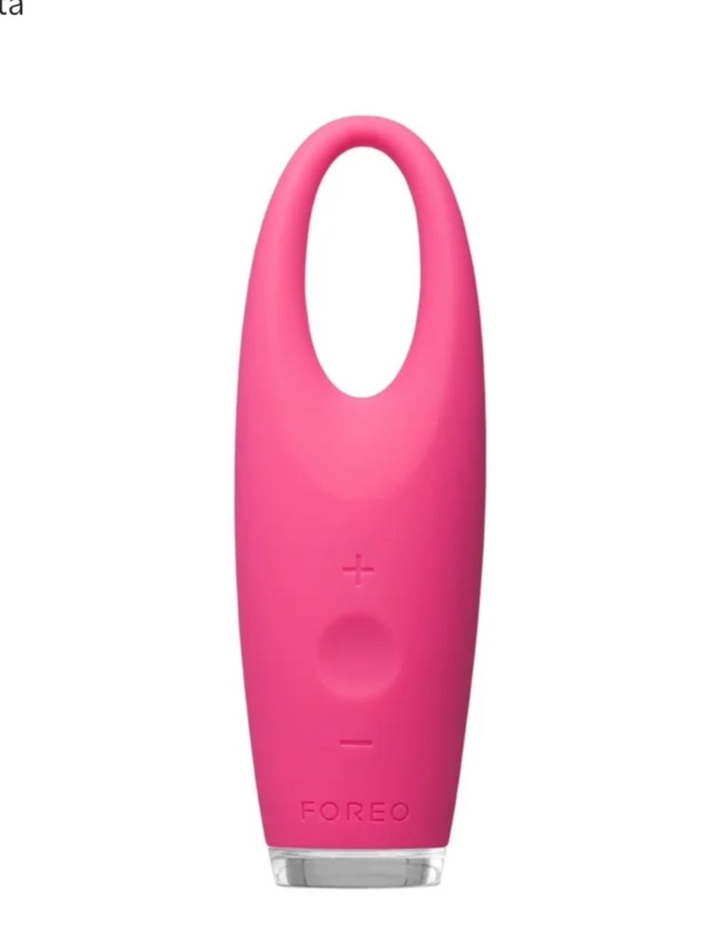 FOREO Magenta Silicone Eye Massager IRIS with Loop Handle